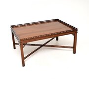 Antique Georgian Style Mahogany Coffee Table