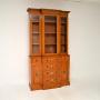 Antique Georgian Style Painted Satinwood Bookcase