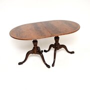 Antique Georgian Style Walnut Dining Table