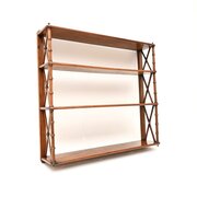 Antique Georgian Walnut Wall Mounting Bookcase