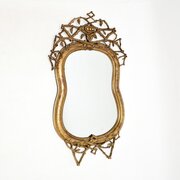 Antique Italian Gilt Wood Mirror
