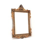 Antique Italian Gilt Wood Mirror