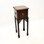 Antique Mahogany Side Table / Plant Stand