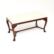 Antique Mahogany Stool / Bench