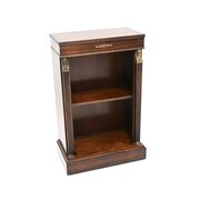 Antique Neoclassical Style Mahogany Open Bookcase