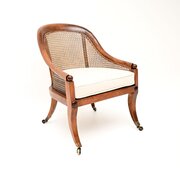Antique Regency Period Caned Armchair