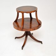 Antique Regency Style Mahogany Leather Top Table