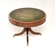 Antique Regency Style Mahogany Leather Top Table