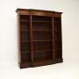 Antique Sheraton Style Mahogany Open Bookcase