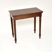 Antique Victorian Mahogany Console Table
