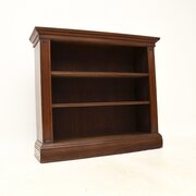 Antique Victorian Mahogany Open Bookcase