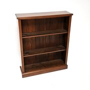 Antique Victorian Mahogany Open Bookcase