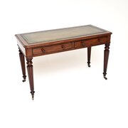 Antique Victorian Mahogany Writing Table / Desk