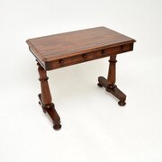 Antique William IV Mahogany Writing Table / Desk
