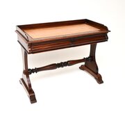 Antique William IV Mahogany Writing Table / Desk