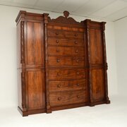 Antique William IV Period Compactum Wardrobe