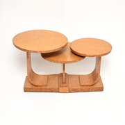 Art Deco Birds Eye Maple Nest Of Tables By Epstein
