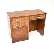 Art Deco Burr Walnut Desk