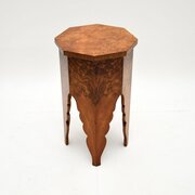 Art Deco Burr Walnut And Elm Side Table