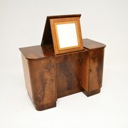 Art Deco Figured Walnut Dressing Table