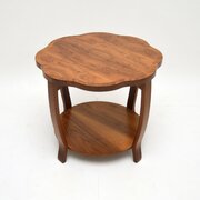 art deco figured walnut occasional coffee table Art Deco Figured Walnut Occasional Coffee Table