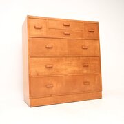 Art Deco Satin Birch Chest Of Drawers