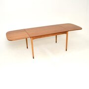 Danish Teak Vintage Drop Leaf Dining Table