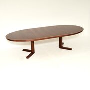 Danish Vintage Rosewood Extending Dining Table