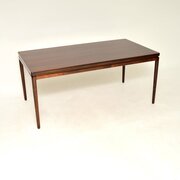 Danish Vintage Rosewood Extending Dining Table