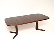 Danish Vintage Rosewood Extending Dining Table