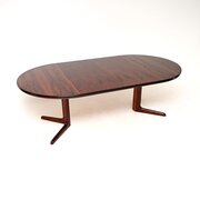 Danish Vintage Rosewood Extending Dining Table