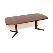Danish Vintage Rosewood Extending Dining Table