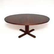 Danish Vintage Rosewood Extending Dining Table