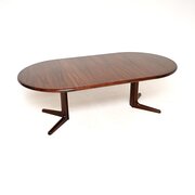 Danish Vintage Rosewood Extending Dining Table