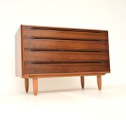 Danish Vintage Rosewood And Teak Chest Of Drawers 