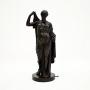 Large Antique French Bronze Neoclassical Lady