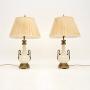 Pair of Antique French Ceramic Table Lamps