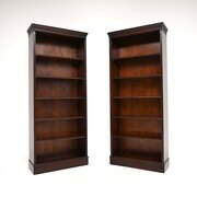 Pair Of Antique Georgian Style Mahogany Bookcases