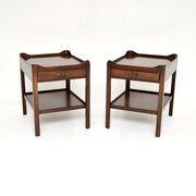 Pair Of Antique Georgian Style Mahogany Tables