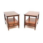 Pair Of Antique Georgian Style Mahogany Tables