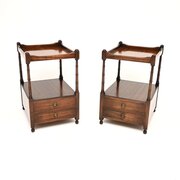 Pair Of Antique Georgian Style Mahogany Tables