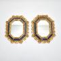 Pair of Antique Italian Decorative Gilt Mirrors