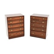 Pair Of Danish Vintage Rosewood Bedside Chests