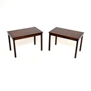 Pair Of Danish Vintage Rosewood Side Tables