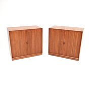 Pair Of Danish Vintage Teak Cabinets