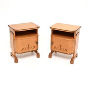 Pair Of Swedish Art Deco Bedside Cabinets