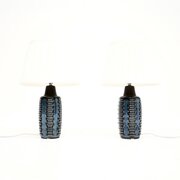 Pair Of Vintage Danish Ceramic Table Lamps