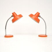 Pair Of Vintage Desk / Table Lamps