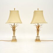 Pair Of Vintage Table Lamps By Boulanger