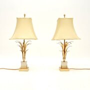 Pair Of Vintage Table Lamps By Boulanger